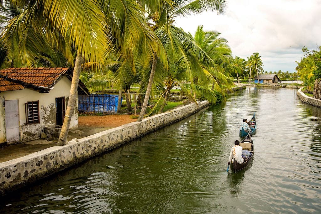 Kuttanad village in Alleppey, Kerala