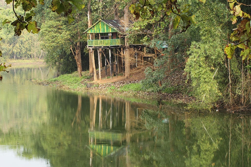 Veettikunnu Island Hut near Parambikulam Reservoir