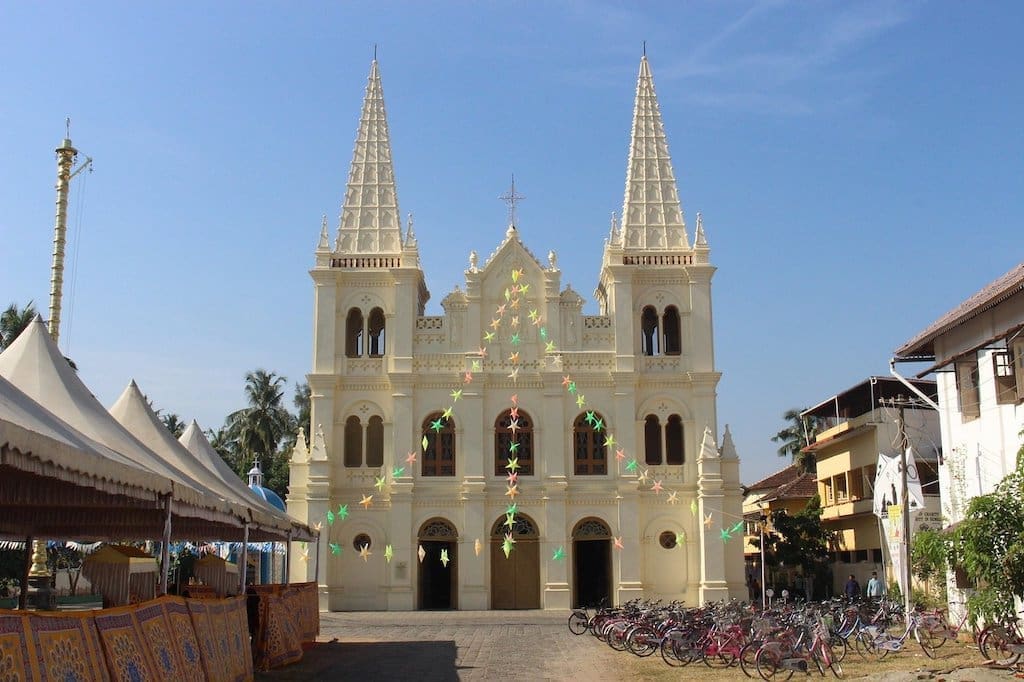 Santa Cruz Basilica church in Kerala